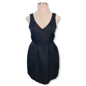 Everly‎ womens black dress size S fit flare sleeveless Cross Back Evening